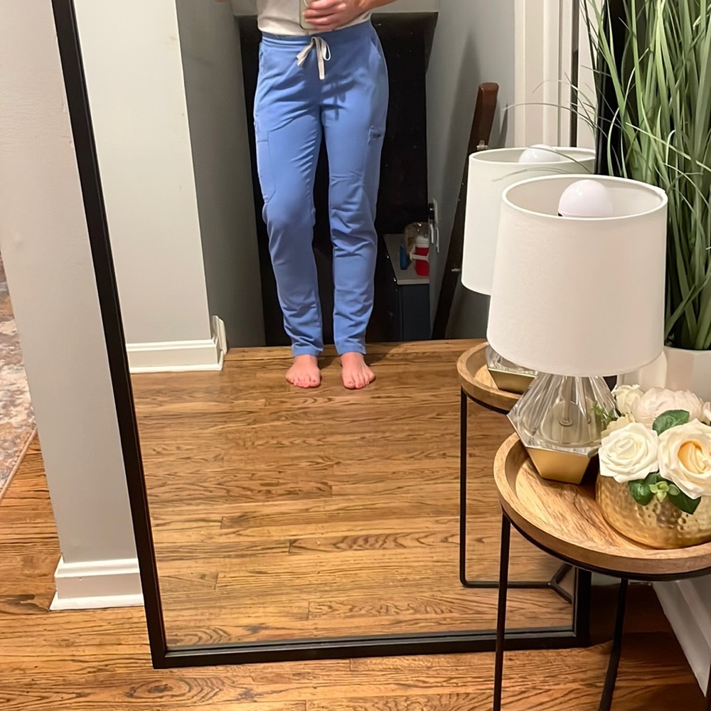 FIGS scrub pants XS ceil blue